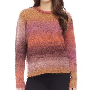 New Karen Kane Ombre Boucle Sweater Soft Cozy Medium $129